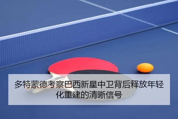 多特蒙德考察巴西新星中卫背后释放年轻化重建的清晰信号